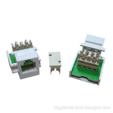 Cat. 3 6p4c Keystone Jack